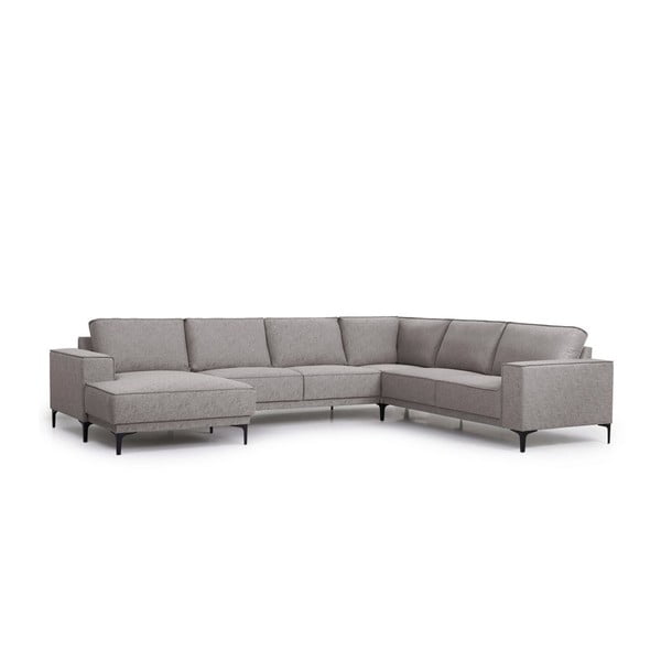 Сив ъглов диван (ляв ъгъл/"U") Copenhagen - Scandic-image-2