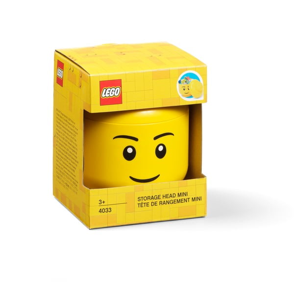 Жълта кутия за съхранение Boy, ø 10,6 cm - LEGO®-image-4