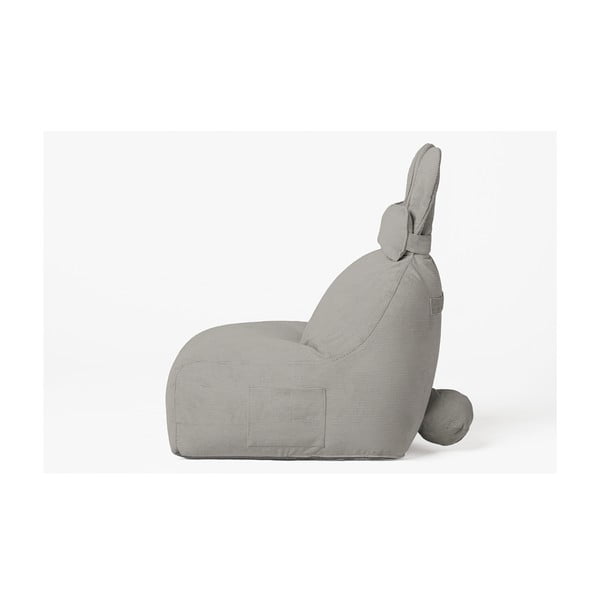 Сив детски пуф Funny Bunny – The Brooklyn Kids-image-2