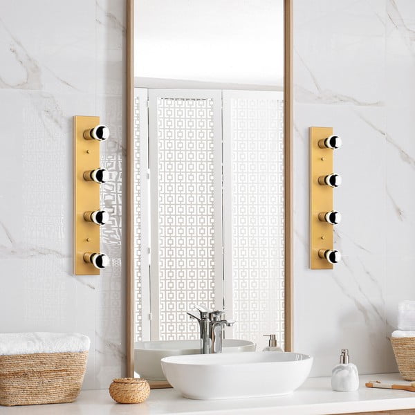 Стенна лампа в златист цвят Mirro – Opviq lights-image-2