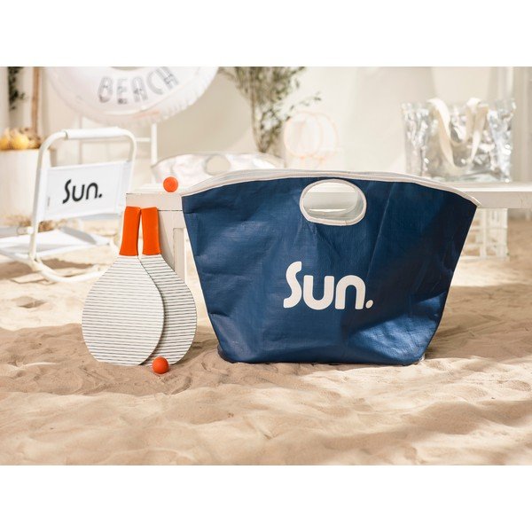 Синя чанта за всичко на плажа - Sunnylife-image-3