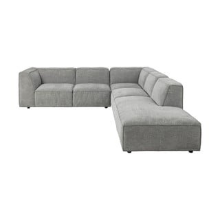 Светлосив модулен ъглов диван , десен ъгъл, 266 см Fairfield - Bonami Selection