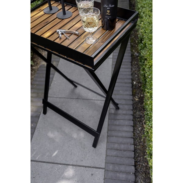 Сгъваема маса с акациев плот 42x60 cm Taba - Wenko-image-1