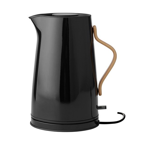 Черна електрическа кана от неръждаема стомана 1,2 l Emma – Stelton