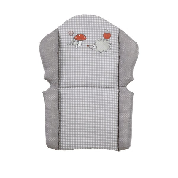 Сива подложка за детски стол за хранене Adam & Eule – Roba