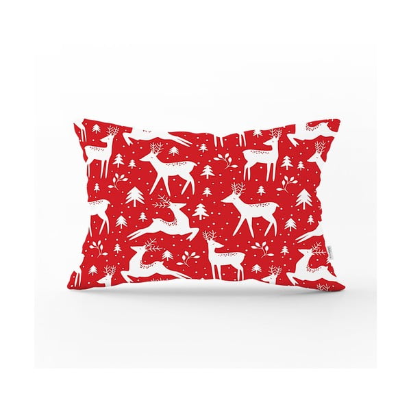 Коледна калъфка за възглавница Елен, 35 x 55 cm - Minimalist Cushion Covers