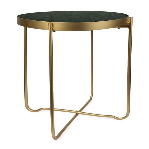 Zelený odkládací stolek HF Living Elegant