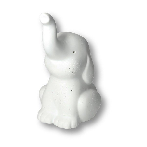 Бяла бебешка лампа Elephant – Brandani