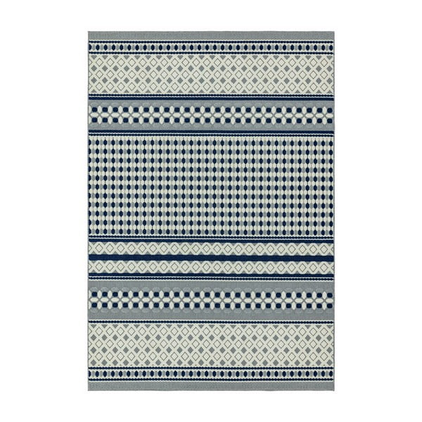Син и бял килим Геометричен, 80 x 150 cm Antibes - Asiatic Carpets