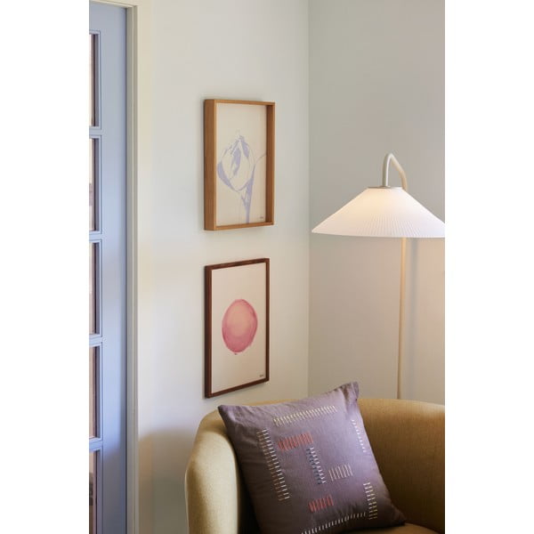 Кремава подова лампа със стъклен абажур (височина 158 cm) Solid – Hübsch-image-3