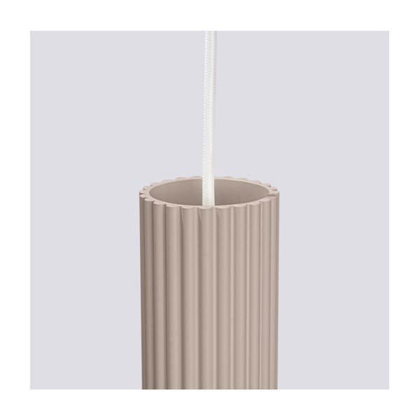 Кафяво-сиво метално висящо осветително тяло Gleam – Sollux-image-4