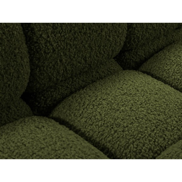 Зелен модулен диван от букле 282 cm Bellis – Micadoni Home-image-1