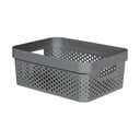 Сива кошница за съхранение Dots, 11 л Infinity - Curver