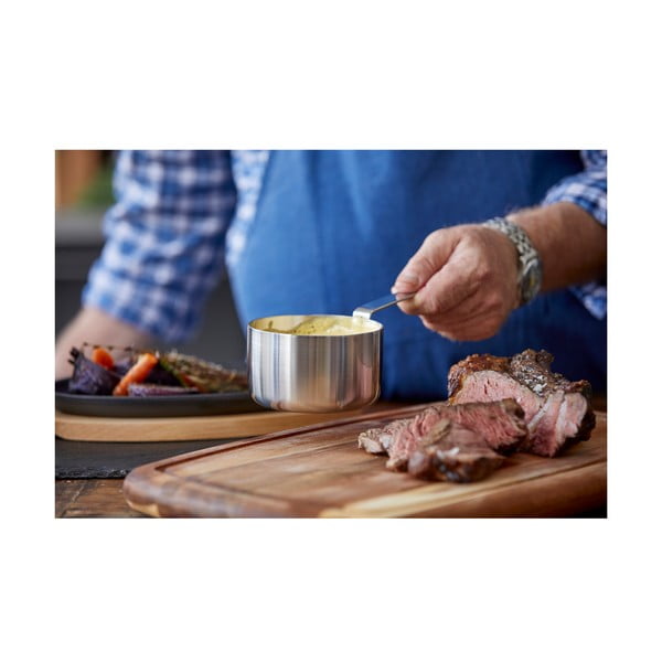 Тиган от неръждаема стомана подходящ за индукционен котлон 450 ml – Holm-image-3