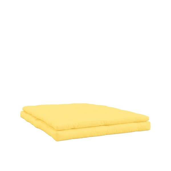 Variabilní pohovka s bíle prošívanými koženými pásky Karup Buckle Up Amarillo-image-3