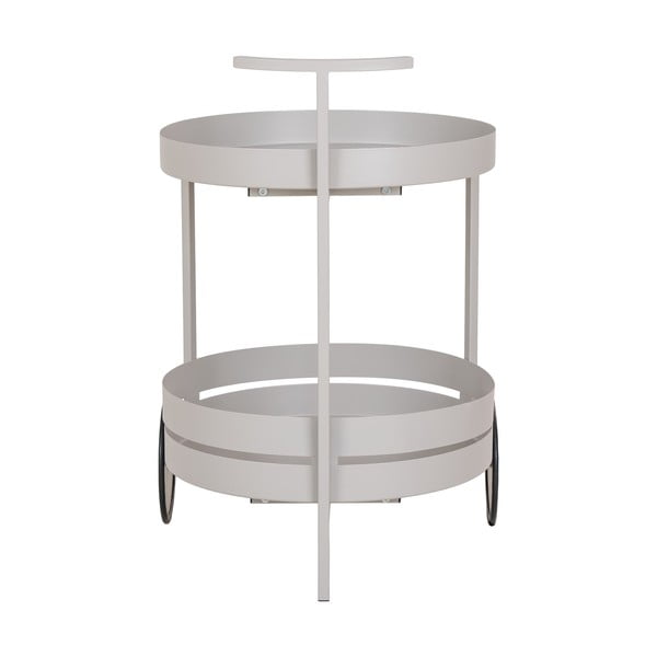 Метална маса за сервиране на колелца 40x49,5 cm Beja – House Nordic-image-3