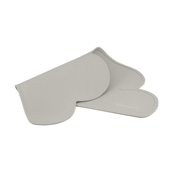 Сива силиконова подложка за хранене, 49 x 27 cm - Kindsgut-image-2