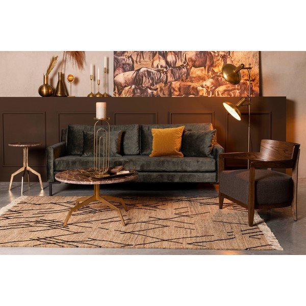 Кафяв килим , 200 x 300 cm Ishank - Dutchbone-image-2