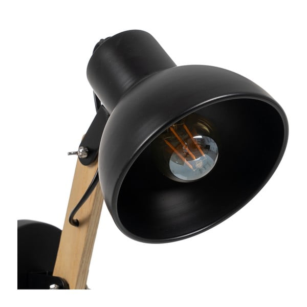 Черно-естествена стенна лампа – Ixia-image-3