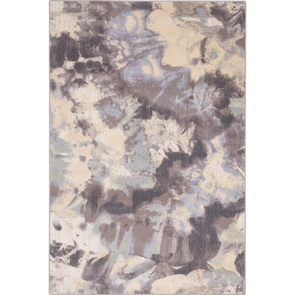 Вълнен килим в кремаво-сиво 133x180 cm Taya - Agnella