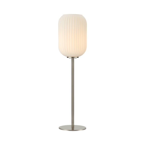 Настолна лампа в бяло и сребристо (височина 55 cm) Cava - Markslöjd