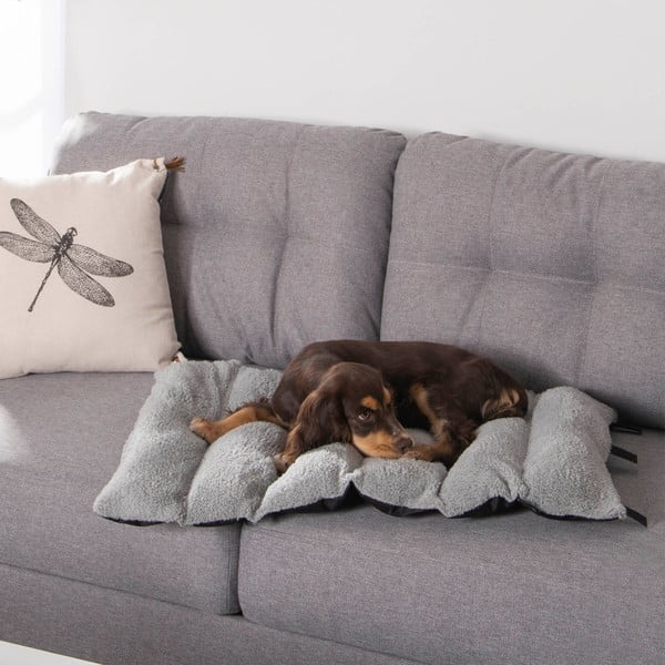 Черно одеяло за куче от шерпа 50x80 cm – Love Story-image-1