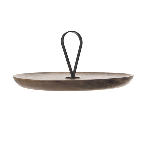 Дървена табла за сервиране ø 30 cm Mango - Orion-image-2