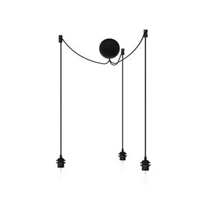 Черен троен кабел за окачване за осветители Cannonball - UMAGE