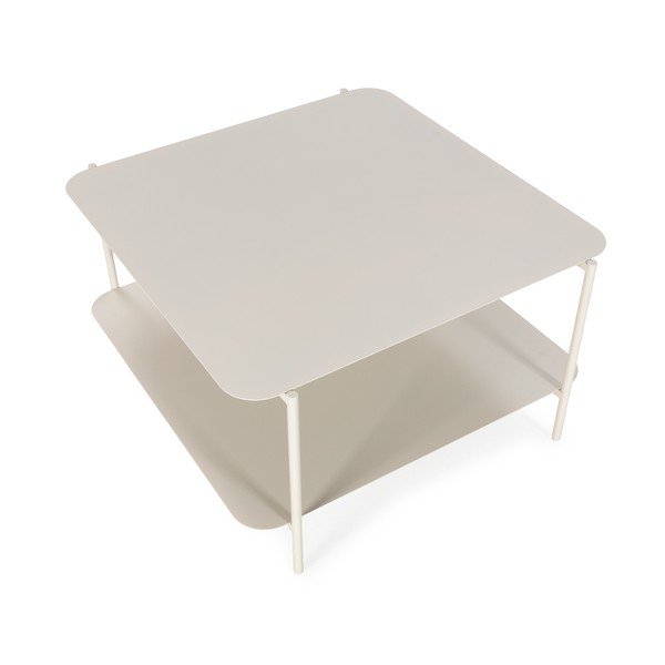 Кремава метална масичка за кафе 70x73 cm Beatrix – MOME-image-4