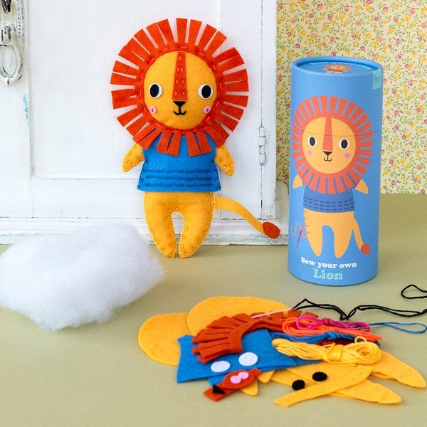 Творчески комплект Sew Your Own Lion – Rex London-image-1