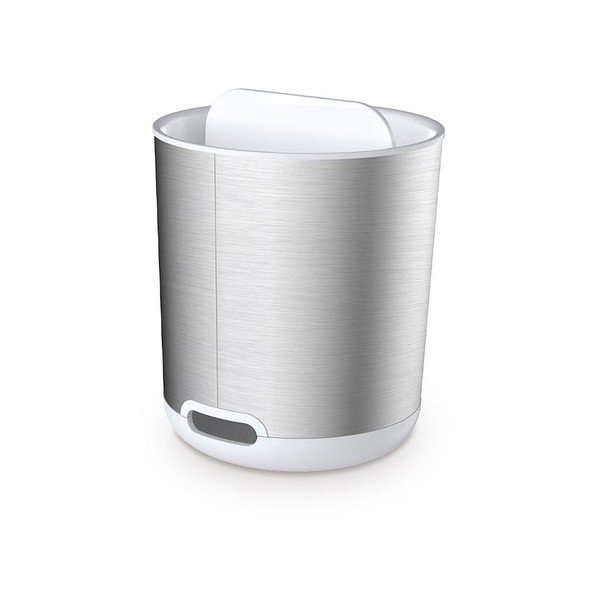 Чаша за четки за зъби от неръждаема стомана в сребрист цвят Duo Steel – Joseph Joseph-image-3