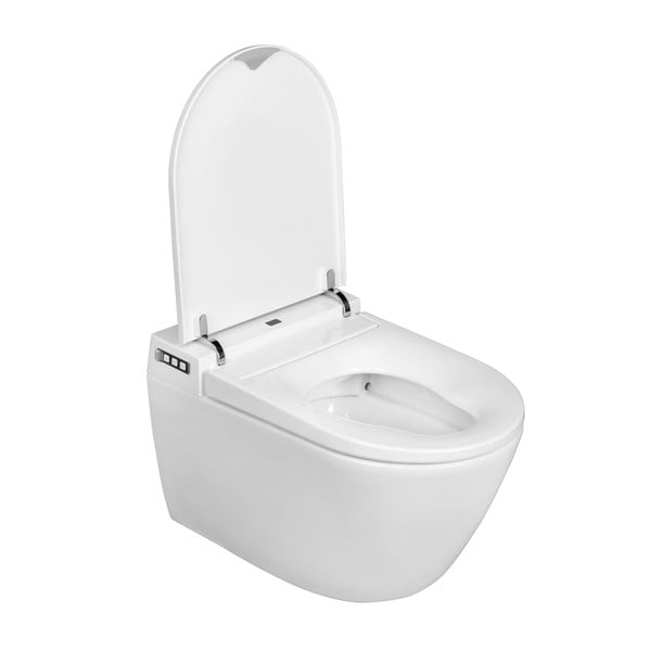Závěsné WC s chytrým toaletním prkénkem Wenko Smart