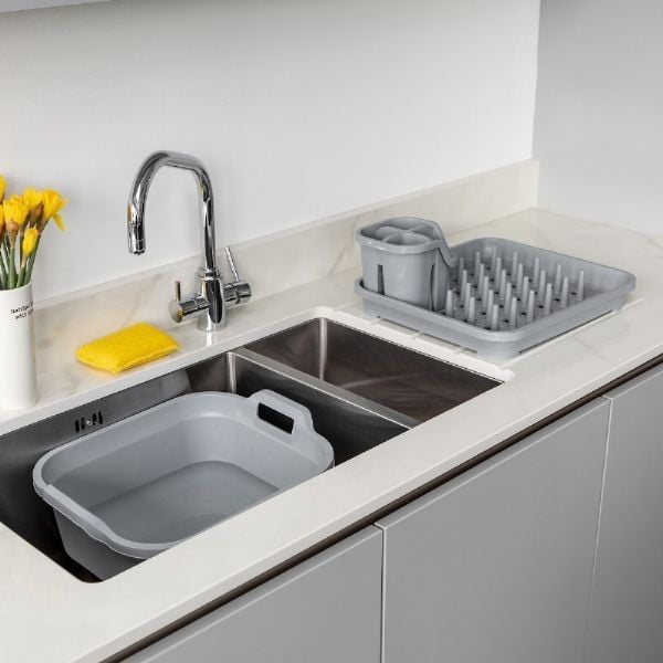 Сив отцедник за прибори от рециклирана пластмаса Eco Range - Addis-image-4