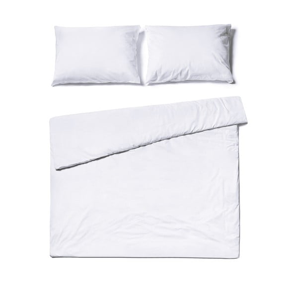 Бяло памучно спално бельо за двойно легло , 160 x 220 cm - Bonami Selection