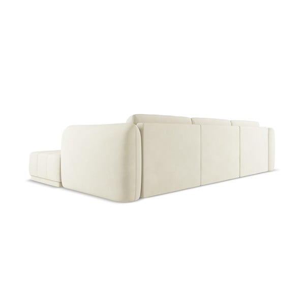 Бял ъглов диван (десен ъгъл) Hoku – Makamii-image-4