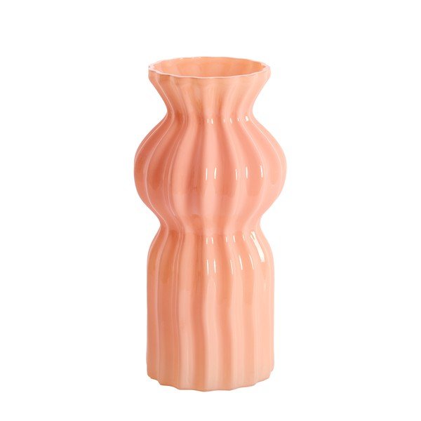 Розова стъклена ваза (височина 28 cm) Terento – Light & Living