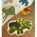 Зелен детски килим с мотив на динозавър , 50 x 80 cm Dino - Catherine Lansfield