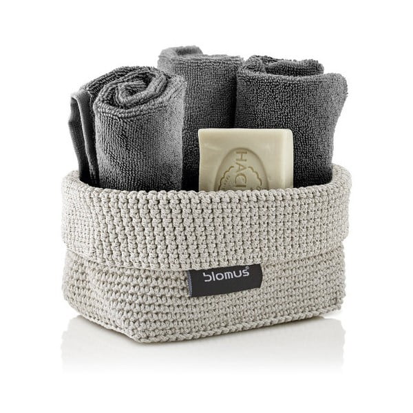 Бежова кошница за съхранение Rope, 10 x 15,5 cm - Blomus-image-1