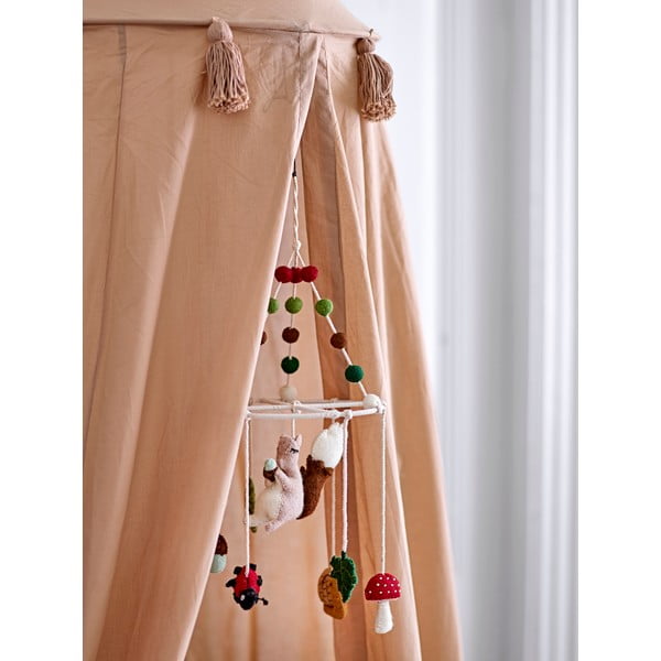 Кафяв памучен балдахин Lukka - Bloomingville Mini-image-2