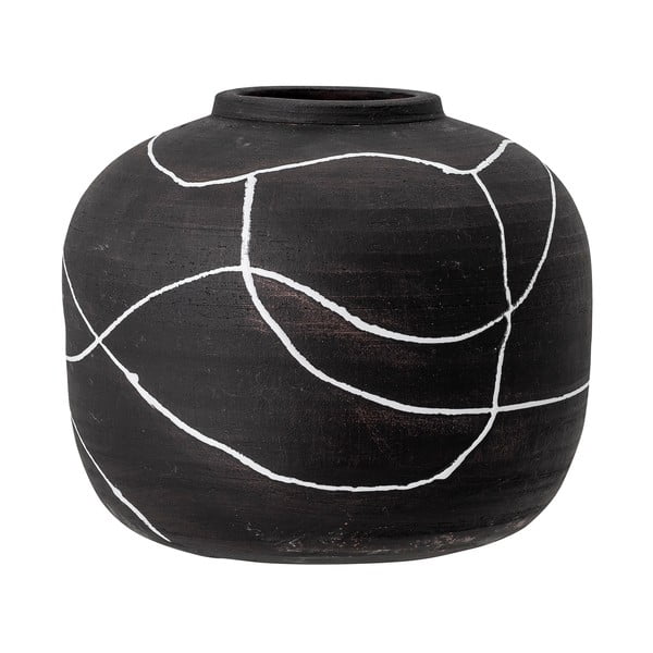 Черна теракотена ваза, височина 16,5 cm Niza - Bloomingville