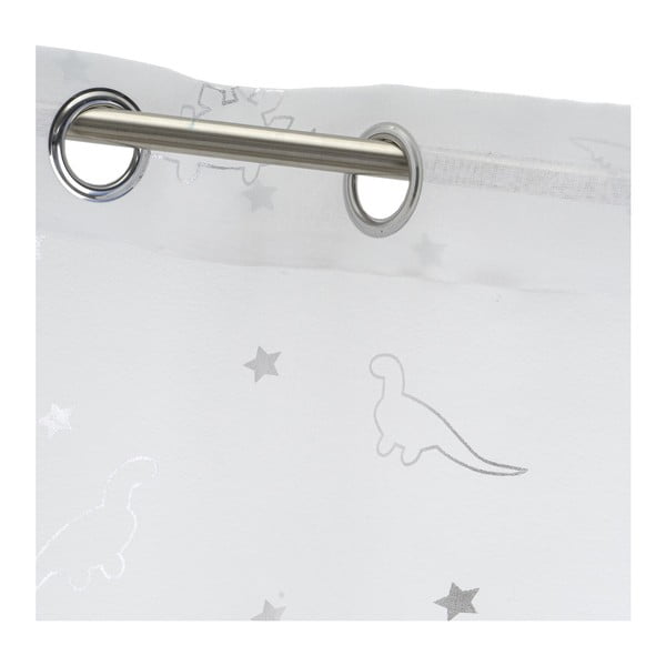 Бяло-сребриста завеса 140x260 cm Dinos – Casa Selección-image-3