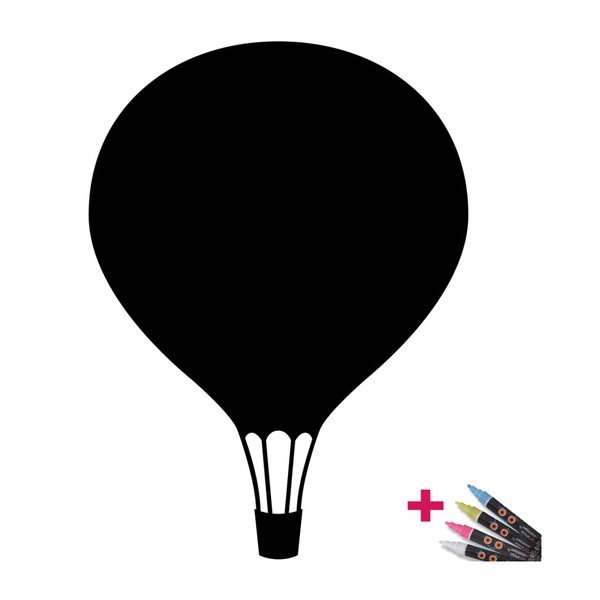 Tabulová samolepka se 4 tekutými křídami Fanastick Balloon-image-2