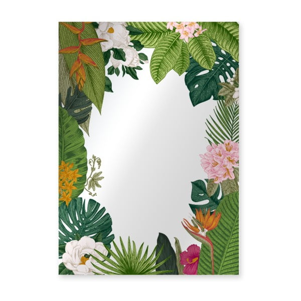 Огледало за стена Espejo Decorado Tropical Frame, 50 x 70 cm - Surdic