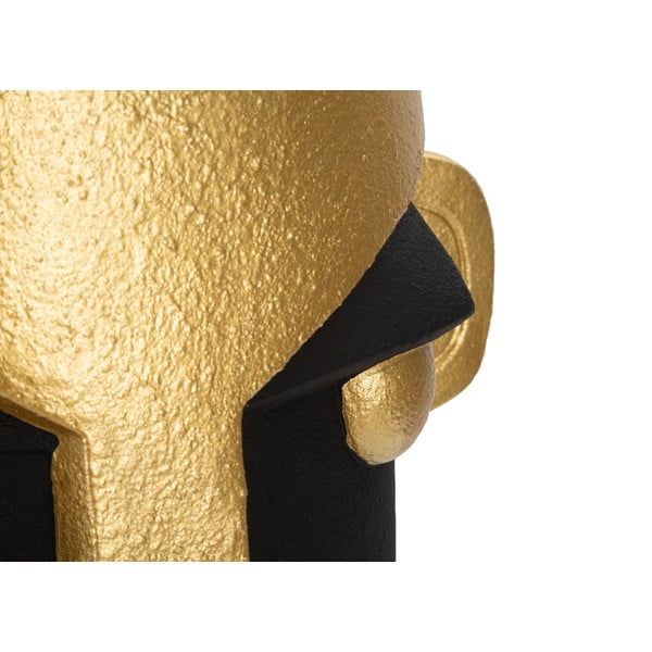 Висока ваза от полирезин в черно и златно 40 cm Tribal - Mauro Ferretti-image-2