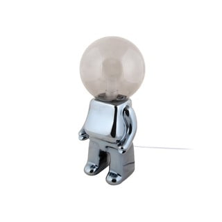 Сива LED затъмняваща се настолна лампа със стъклен абажур (височина 27 cm) Ross – Leitmotiv
