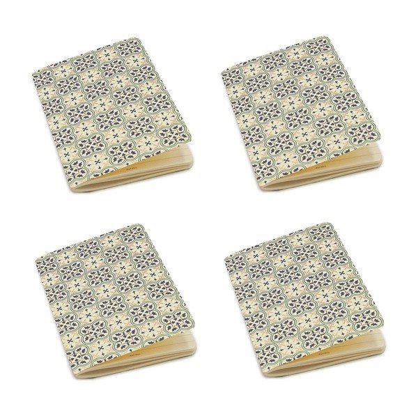 Тетрадки в комплект от 4 бр. 192 страници A6 Quadrilobe – Kartos-image-1