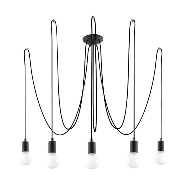 Черно висящо осветително тяло 300x300 cm Spider - Nice Lamps