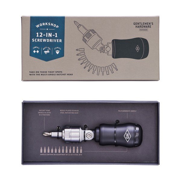 Джентълменски хардуер 12 в 1 отвертка - Gentlemen's Hardware-image-3