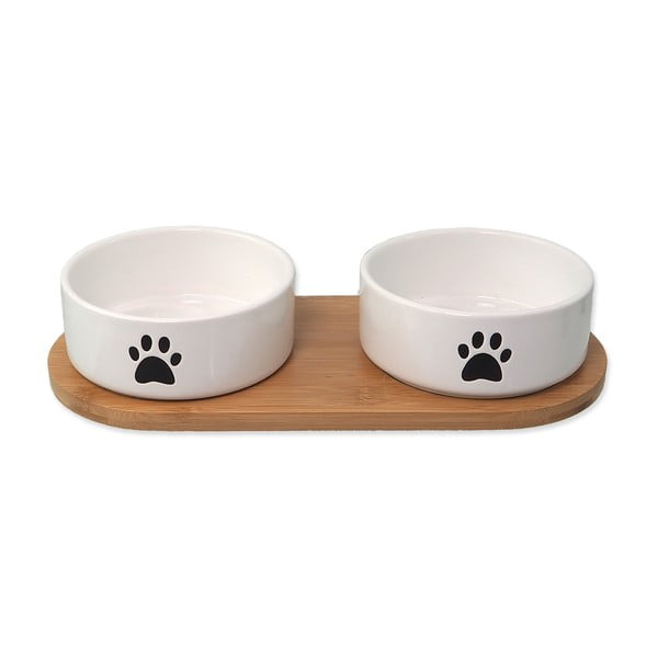 Керамичен комплект купички с основа за куче ø 13 cm Dog Fantasy – Plaček Pet Products