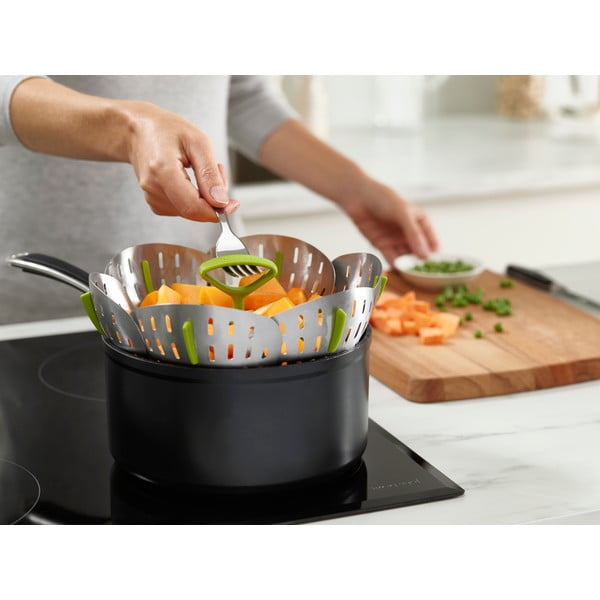 Кошница за готвене на пара от неръждаема стомана Bloom - Joseph Joseph-image-1